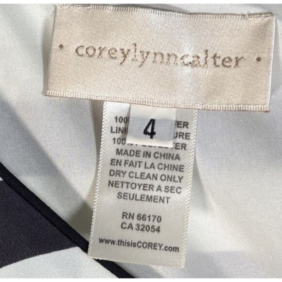 Anthro Corey Lynn Calter Women’s Size 4 Tank‎ Top Peplum Blouse Floral Striped - Picture 5 of 11